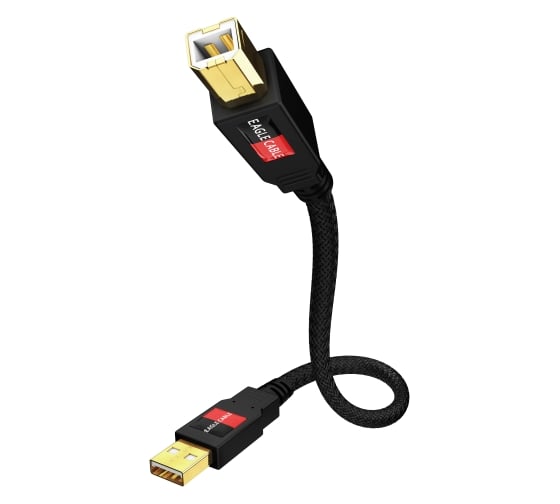 Кабель Eagle Cable Deluxe USB A-B 0,8 м 10060008 1