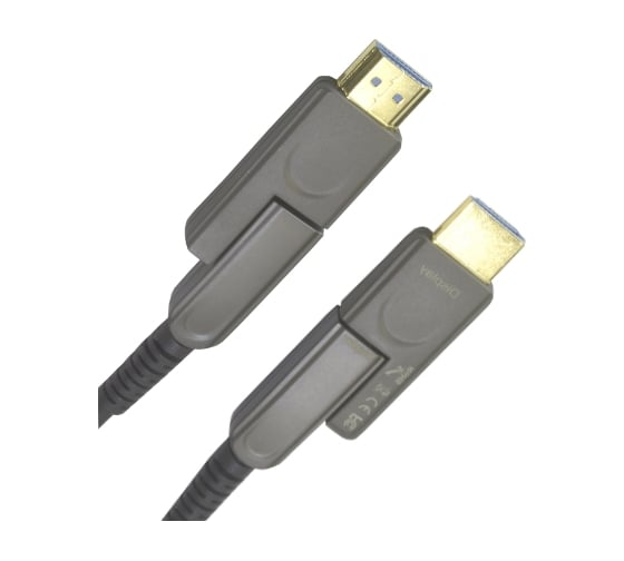 Видео кабель Eagle Cable Profi Micro HDMI 2.0 LWL 18Gbps D>A 10,0 м 3132431010