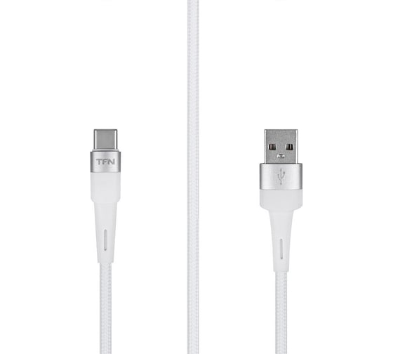 Кабель TFN TypeC Envy 1.2 м, нейлон, белый TFN-C-ENV-AC1MWH