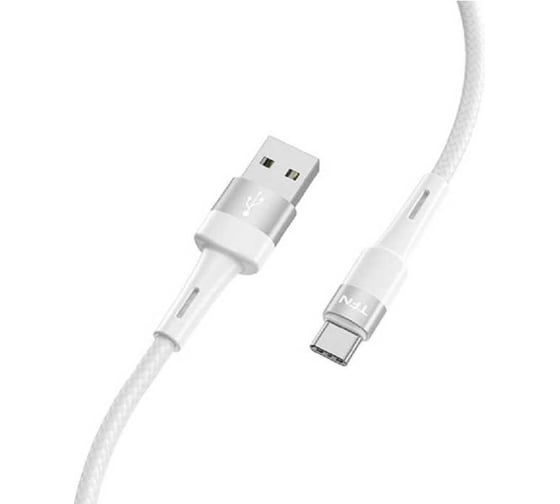 Кабель TFN TypeC Envy 1.2 м, нейлон, белый TFN-C-ENV-AC1MWH