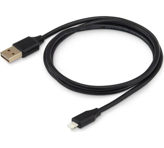 Кабель BURO BHP LIGHTNING 0.8 USB (m)-Lightning (m) 0.8м черный 409278 1