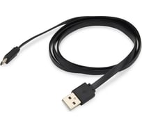 Кабель BURO BHP MICROUSB 1M FLAT USB (m)-micro USB (m) 1м черный плоский 409281