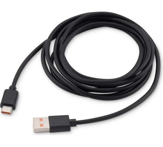 Кабель BURO BU-USB-AC-2M-60W USB (m)-USB Type-C (m) 2м черный 1942816