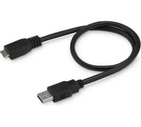 Кабель BURO MK30-AM-0.5 micro USB 3.0 B (m) USB A(m) 0.5м черный 1518718