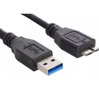 Кабель BURO MK30-AM-1.5 micro USB 3.0 B (m) USB A(m) 1.5м черный 1518719