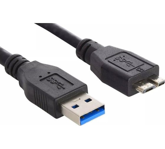 Кабель BURO MK30-AM-1.5 micro USB 3.0 B (m) USB A(m) 1.5м черный 1518719