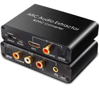 Конвертер ЦАП PALMEXX AY80PRO HDMI ARC Audio Extractor &DAC Converter HDMI, Coaxial, SPDIF to AUX, L/R, Coaxial, SPDIF PX/AY80-POR 30977817