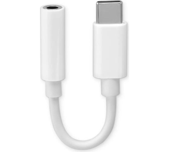 Переходник BURO BHP TPC-JCK Jack 3.5 (f)-USB Type-C (m), белый 1164533