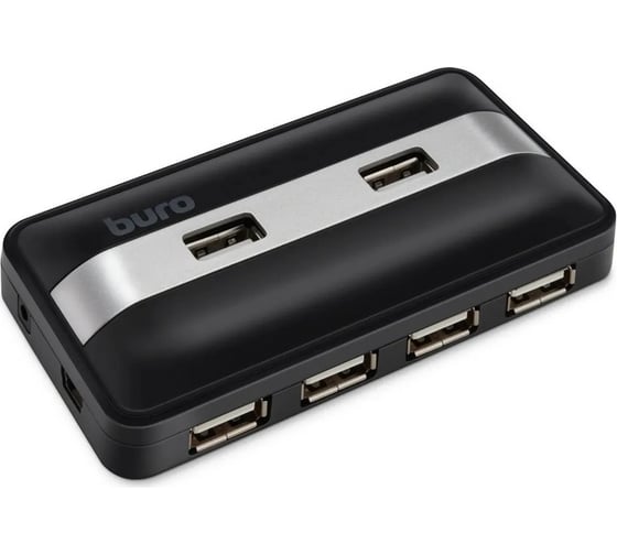 Разветвитель BURO USB 2.0 BU-HUB7-U2.0 7порт. черный 389738 1