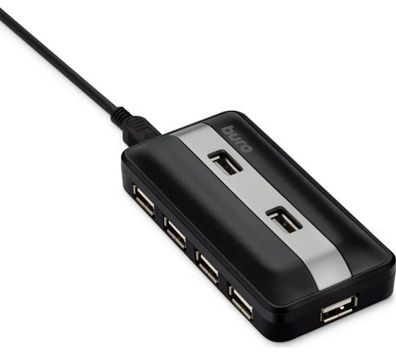 Разветвитель BURO USB 2.0 BU-HUB7-U2.0 7порт. черный 389738
