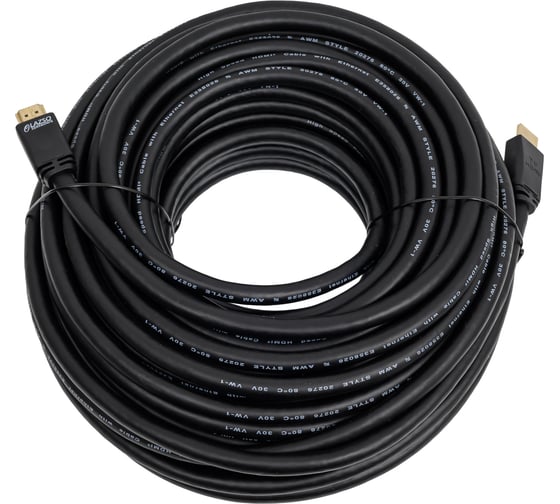 Активный кабель для передачи сигналов Lazso WH-111(25m) HDMI 2.0, максимальное разрешение 4Кх2К, 60Hz (4:2:0). cab0083.13