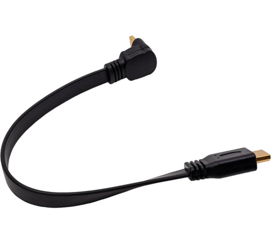 Кабель PALMEXX CBL302 HDMI(m) - HDMI(m) угловой, UHD 4K, длина 30см, тип 2 PX/CAB-HDMI-30cm-2