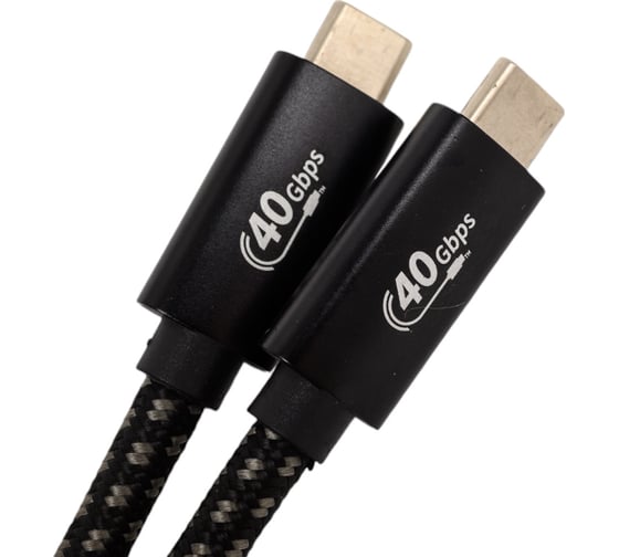 Кабель PALMEXX USB-C to USB-C USB4.0 GEN3 (40Gbps, PD240W, 8K/60Hz), длина 1м PX/CBL-USBC40-1M