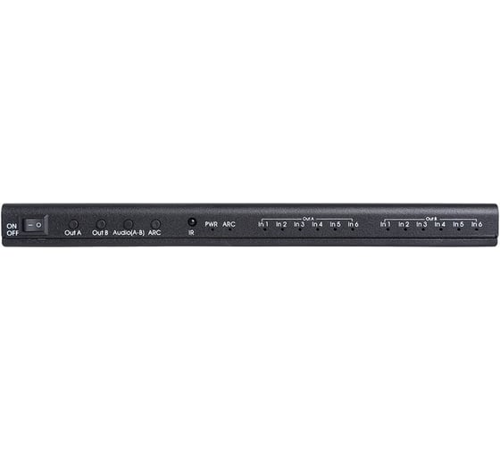 Матрица PALMEXX AYM6x2V14 6HDMI*2HDMI 3D ARC PIP 4K/30Hz (2160p, HDMI 1.4b) PX/AYM-6X2V14