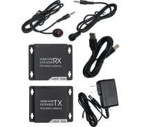 Удлинитель PALMEXX HDMI AYE07KVM по UTP кабелю с функцией KVM (2*USB), 1920*1080p@60Hz, до 50 метров PX/AYE-07KVM