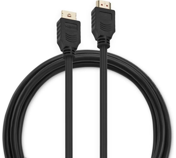 Кабель аудио-видео BURO HDMI 1.4, HDMI (m)/HDMI (m), 1.5м, позолоченные контакты, черный (BHP1.5M) 375146