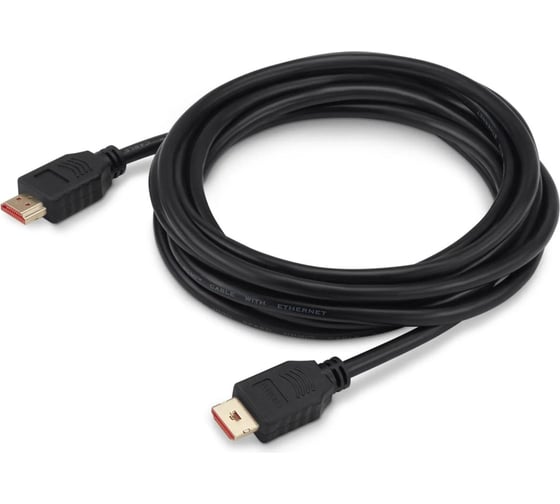 Кабель аудио-видео BURO HDMI 1.4, HDMI (m)/HDMI (m), 3м, позолоченные контакты, черный (BHP HDMI V1.4 3M LOCK) 375148 1