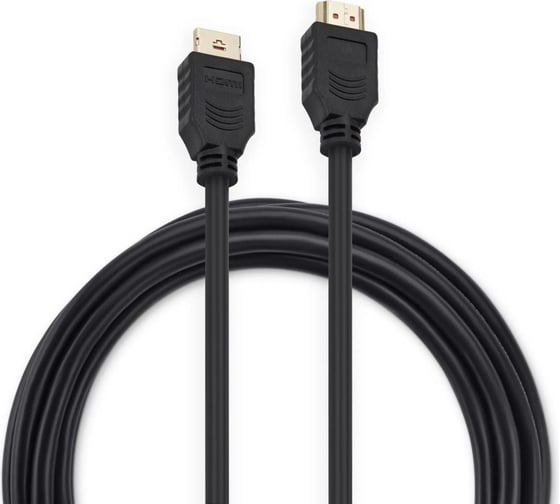 Кабель аудио-видео BURO HDMI 1.4, HDMI (m)/HDMI (m), 3м, позолоченные контакты, черный (BHP HDMI V1.4 3M LOCK) 375148