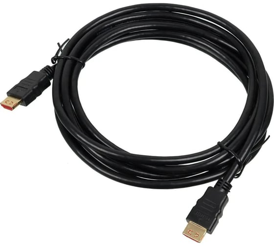 Кабель аудио-видео BURO HDMI 1.4, HDMI (m)/HDMI (m), 3м, позолоченные контакты, черный (BHP HDMI V1.4 3M LOCK) 375148