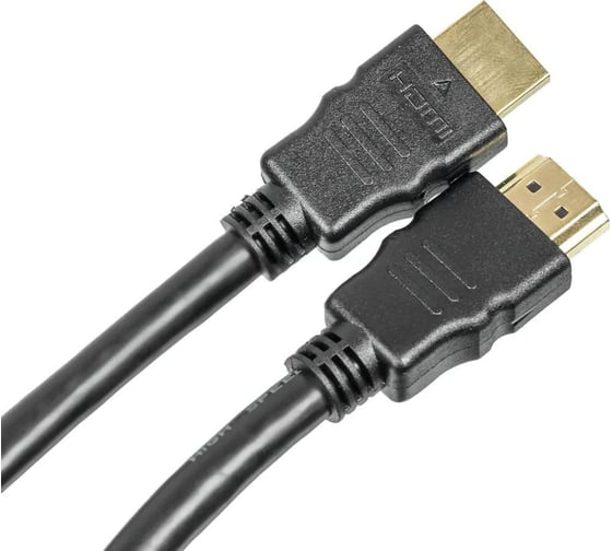 Кабель аудио-видео BURO HDMI 1.4, HDMI (m)/HDMI (m), 5м, позолоченные контакты, черный (BHP RET HDMI50-2) 485576
