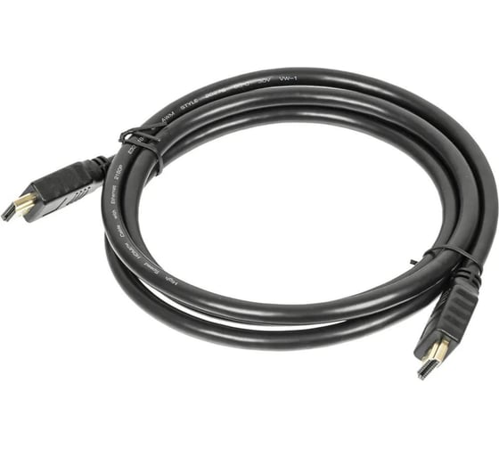 Кабель аудио-видео BURO HDMI 2.0, HDMI (m)/HDMI (m), 1.5м, позолоченные контакты, черный (BHP HDMI 2.0) 409274