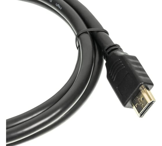 Кабель аудио-видео BURO HDMI 2.0, HDMI (m)/HDMI (m), 1.5м, позолоченные контакты, черный (BHP HDMI 2.0) 409274