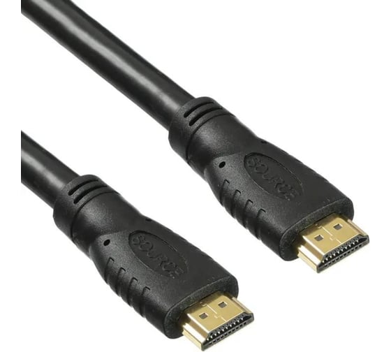 Кабель аудио-видео BURO HDMI 2.0, HDMI (m)/HDMI (m), 15м, позолоченные контакты, черный (BHP HDMI 2.0-15) 1147080