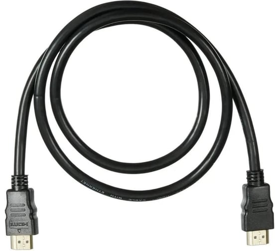 Кабель аудио-видео BURO HDMI 2.0, HDMI (m)/HDMI (m), 1м, позолоченные контакты, черный (BHP HDMI 2.0-1) 1147065