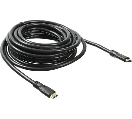 Кабель аудио-видео BURO HDMI 2.0, HDMI (m)/HDMI (m), 7м, позолоченные контакты, черный (BHP HDMI 2.0-7) 1147069