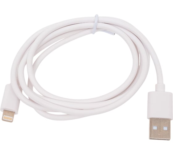 Кабель BURO USB-IP-1.2W2A USB (m)-Lightning (m), 1.2м, белый 1478077