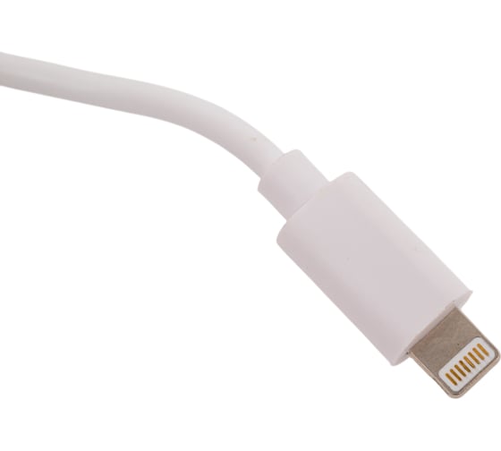 Кабель BURO USB-IP-1.2W2A USB (m)-Lightning (m), 1.2м, белый 1478077