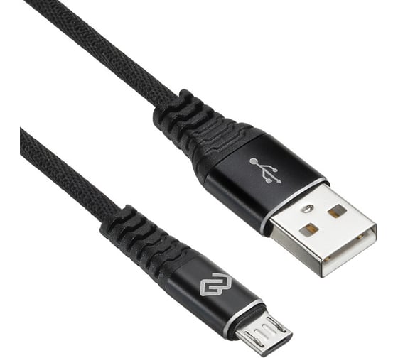 Кабель DIGMA MICROUSB-1.2M-BRAIDED-BLK USB (m)-micro USB (m) 1.2м черный 1080378 1