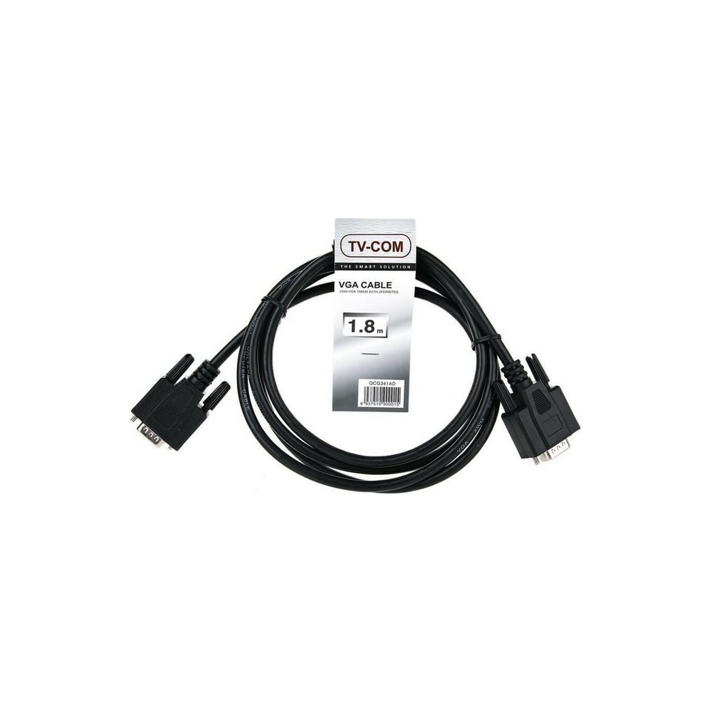 Соединительный кабель TV-COM SVGA (15m/15m) 1,8m 2 фильтра QCG341AD-1 ...