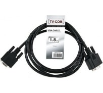 Соединительный кабель TV-COM SVGA (15m/15m) 1,8m 2 фильтра QCG341AD-1.8M