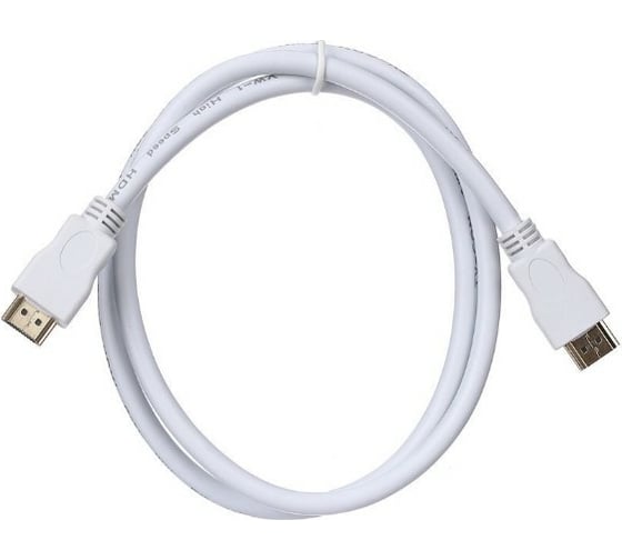 Цифровой кабель TV-COM HDMI19M to HDMI19M, V1.4+3D, 1m, белый CG150SW-1M