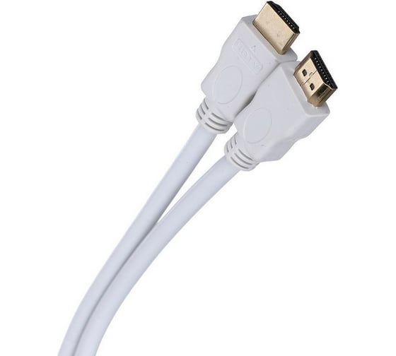 Цифровой кабель TV-COM HDMI19M to HDMI19M, V1.4+3D, 1m, белый CG150SW-1M