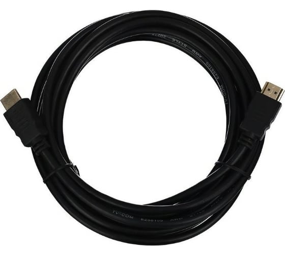 Цифровой кабель TV-COM HDMI19M to HDMI19M, V1.4+3D, 5m, CG501N-5M 1