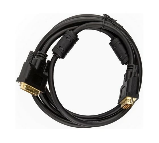 Кабель TV-COM DVI-D to DVI-D (25M -25M) 2 фильтра, CU, 1,8м, DCG150V-1.8M 1