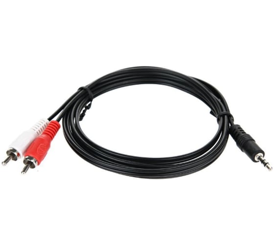 Соединительный кабель Telecom 3.5 Jack M-2xRCA M, стерео, аудио, 1.5м TAV7183-1.5M