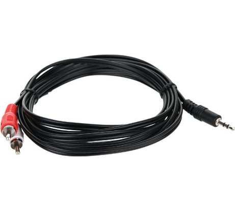 Соединительный кабель Telecom 3.5 Jack M-2xRCA M, стерео, аудио, 3м TAV7183-3M