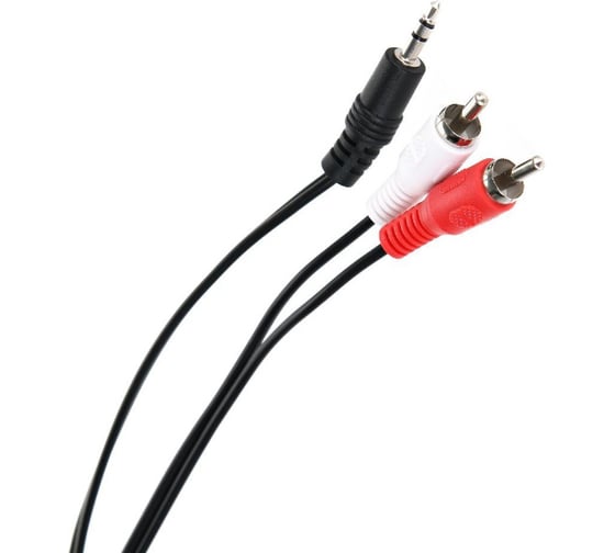 Соединительный кабель Telecom 3.5 Jack M-2xRCA M, стерео, аудио, 3м TAV7183-3M