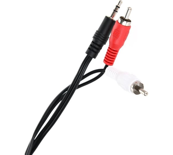Соединительный кабель Telecom 3.5 Jack M-2xRCA M, стерео, аудио, 2м TAV7183-2M