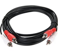 Соединительный кабель Telecom 2xRCA M-2xRCA M черный 3m TAV7158-3M