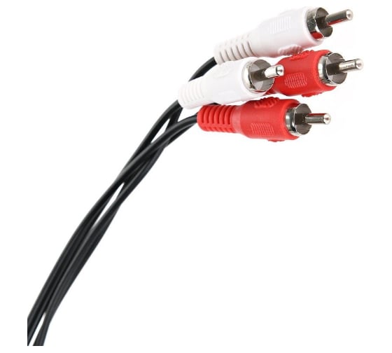 Соединительный кабель Telecom 2xRCA M-2xRCA M черный 3m TAV7158-3M