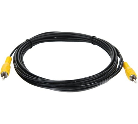 Соединительный кабель Telecom RCA /M/-RCA /M/ черный 5m TAV4158-5M