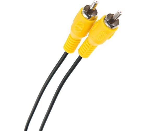 Соединительный кабель Telecom RCA /M/-RCA /M/ черный 5m TAV4158-5M