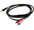 Соединительный кабель VCOM 3.5 Jack /M/ - 2xRCA /M/, стерео, аудио, 1.8м VAV7183-1.8M 4