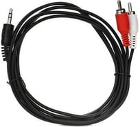 Соединительный кабель VCOM 3.5 Jack /M/ - 2xRCA /M/, стерео, аудио, 1.5м VAV7183-1.5M