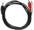 Соединительный кабель VCOM 3.5 Jack /M/ - 2xRCA /M/, стерео, аудио, 1.5м VAV7183-1.5M 1