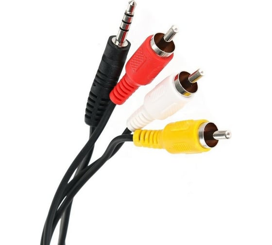 Соединительный кабель VCOM 3.5 Jack /M/ / 3 RCA /M/ CV213-2M